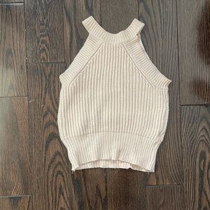Brandy Melville light pink knitted tank